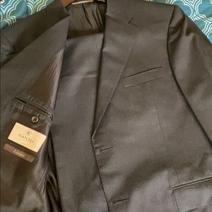 Authentic blue Men’s Canali suit (coat and slacks)